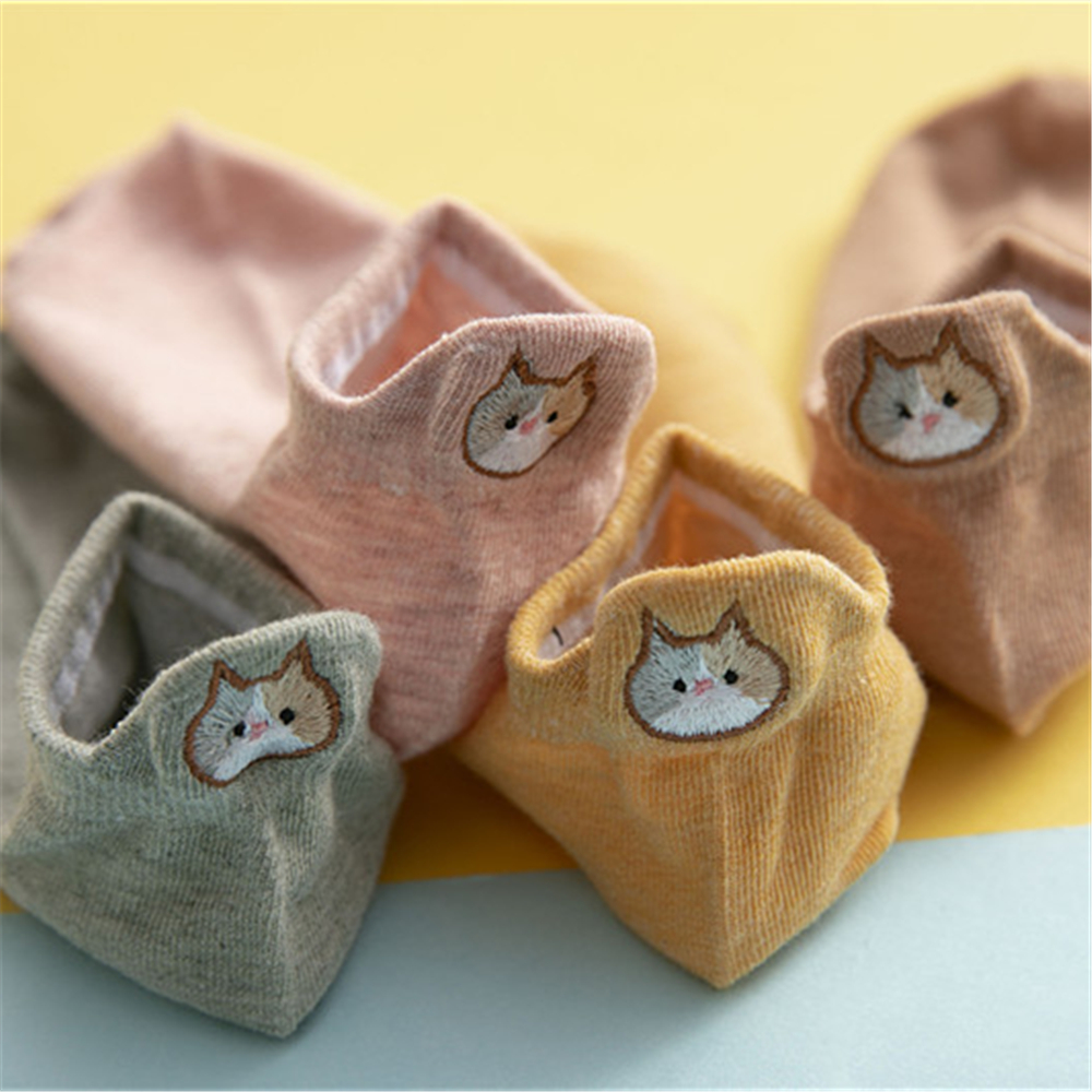Meias divertidas Smiles Gatos- 10 pares + 1 par Smiles Brinde
