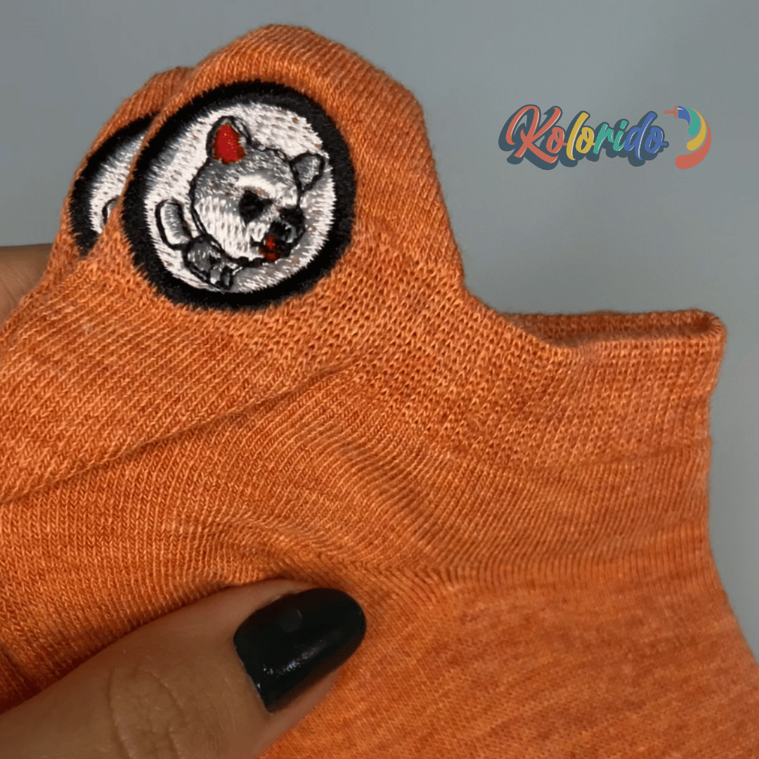 Meias Smiles Cachorros- 10 pares + 1 par smiles de Brinde