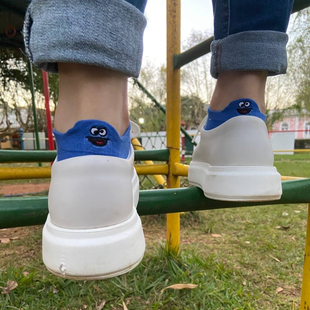 Meias Smiles Cores Vivas - 8 pares + 1 par Smile Brinde
