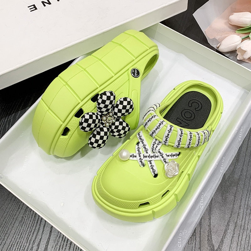 Crocs Divertido Personalizado Pérolas