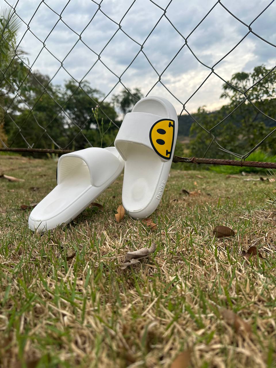 Combo Chinelo Slide Smiles Divertidos
