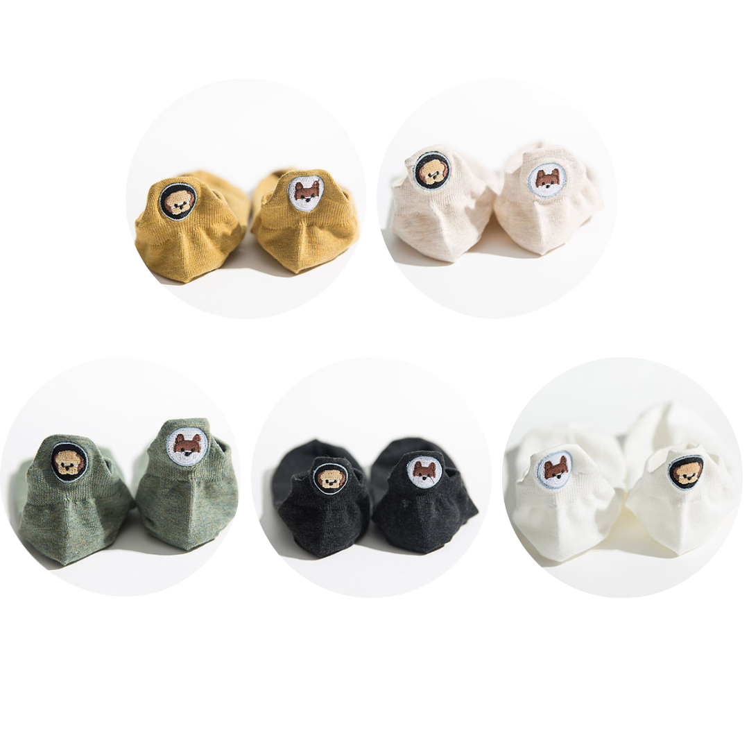 Meias Smiles Cachorros- 5 pares