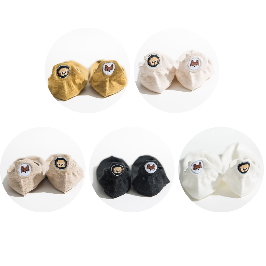 Meias Smiles Cachorros- 5 pares
