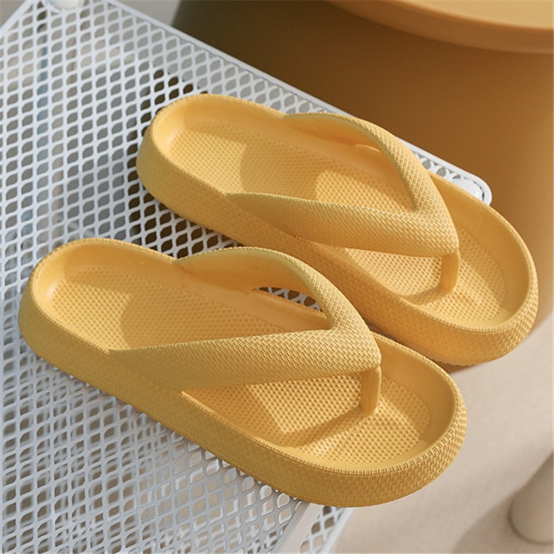 Chinelo Feminino Ortopédico Summer Slides 0 Kolorido Amarelo. 34-35 