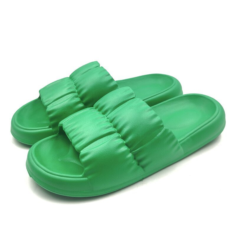 Chinelo Flip Flops Super Macio Antiderrapante 0 Kolorido Verde. 34-35