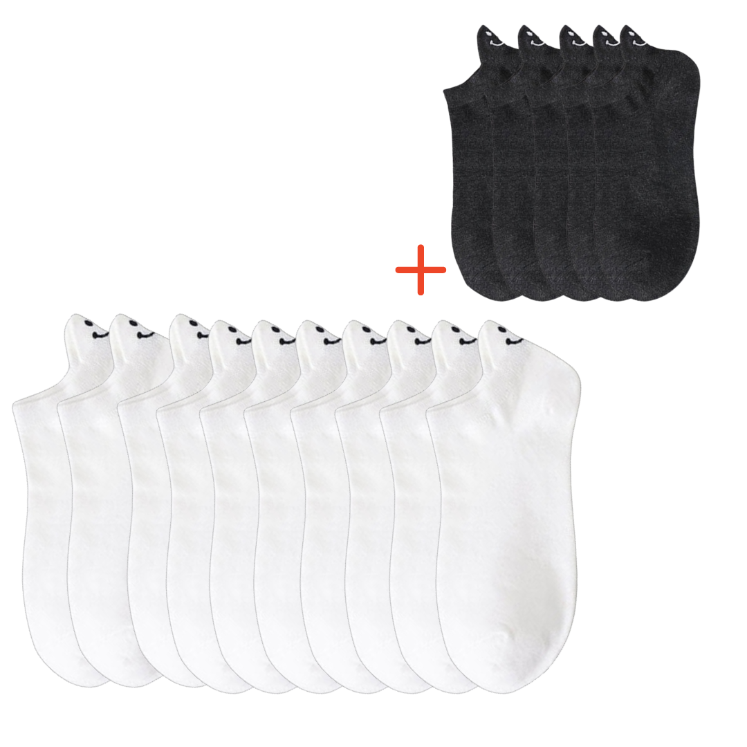 Combo Meias Sorrisos - 15 pares