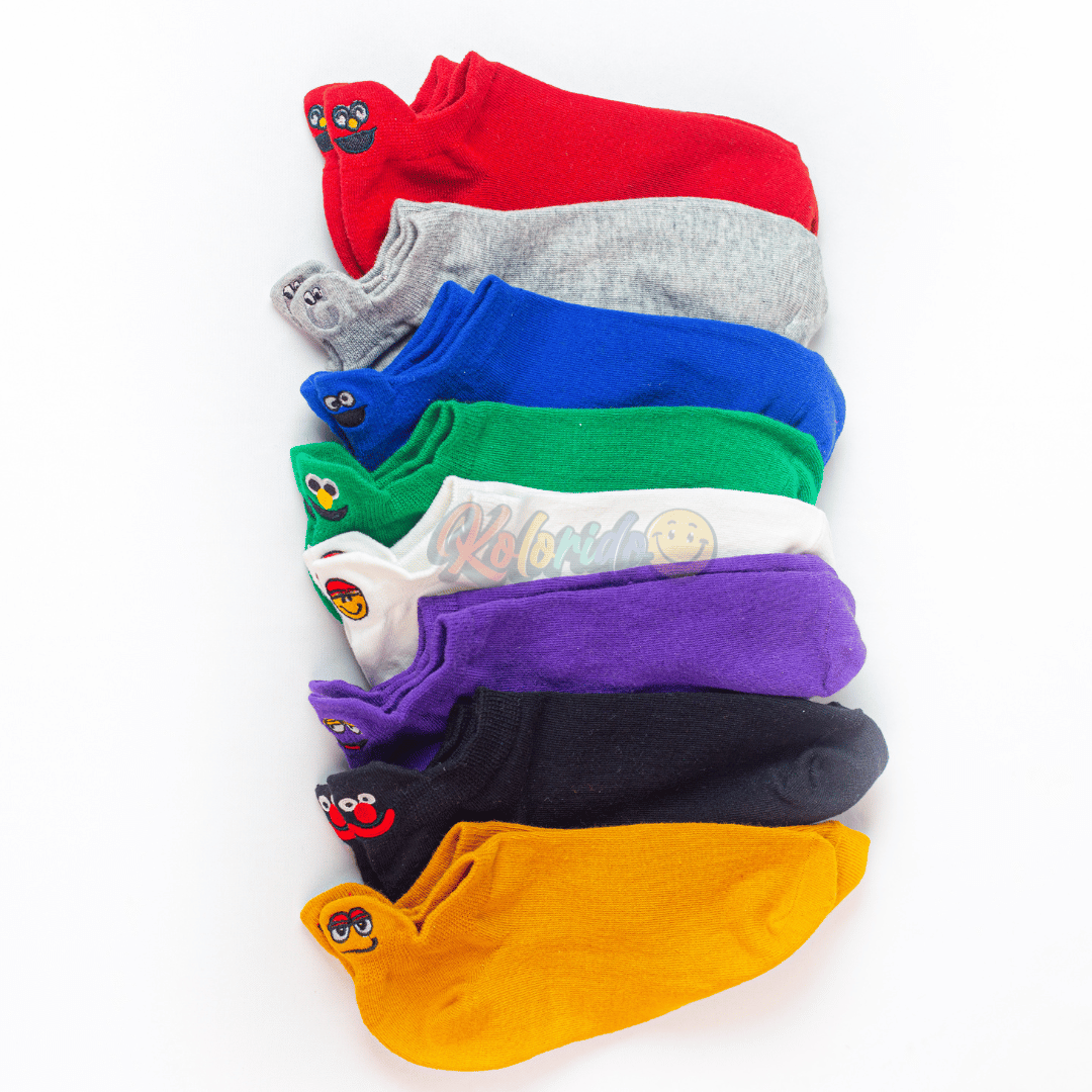 Meias Cores Vivas - 8 pares