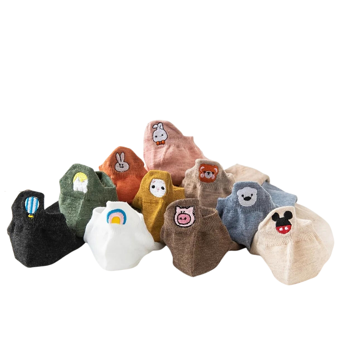Meias Animais Fofos - 10 pares