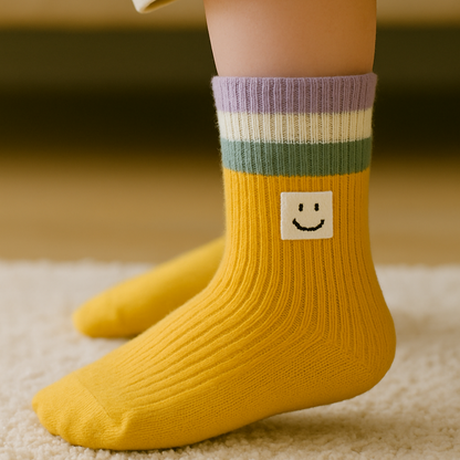 Meias Face Infantil -5 pares