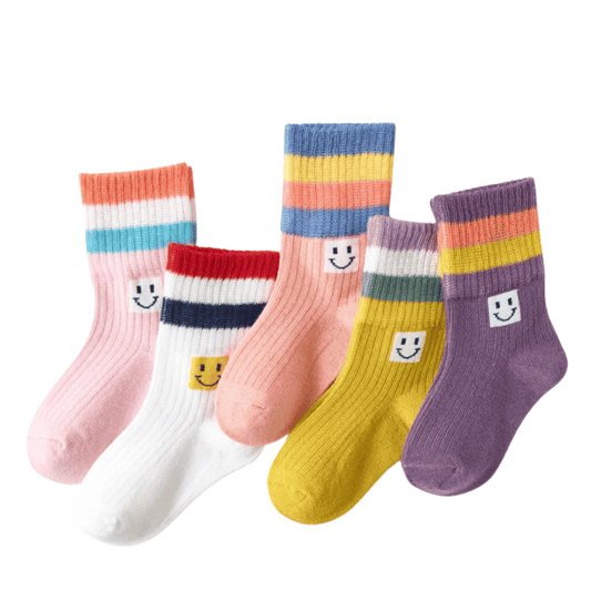 Meias Face Infantil -5 pares