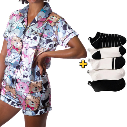 Pijama Americano Animais