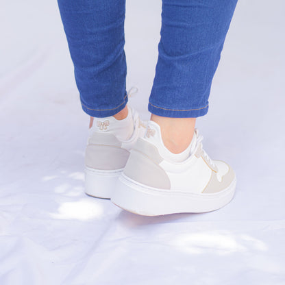 Meias Brancas Casual- 5 pares