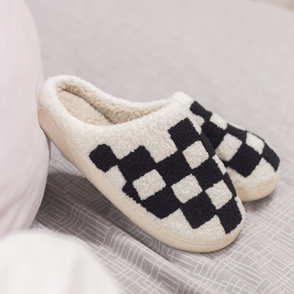 Pantufas Quadriculadas