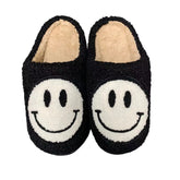 Pantufas Smiles Preto com Branco