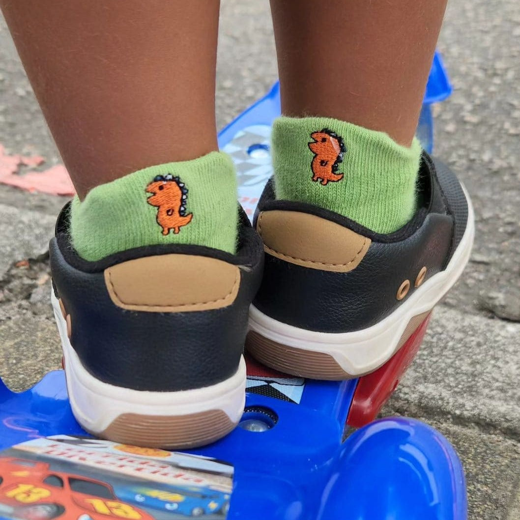 Meias Dinossauros Kids - 5 pares