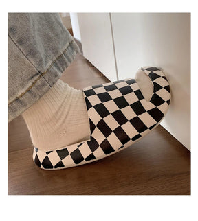 Chinelo Slide Divertido Quadriculado