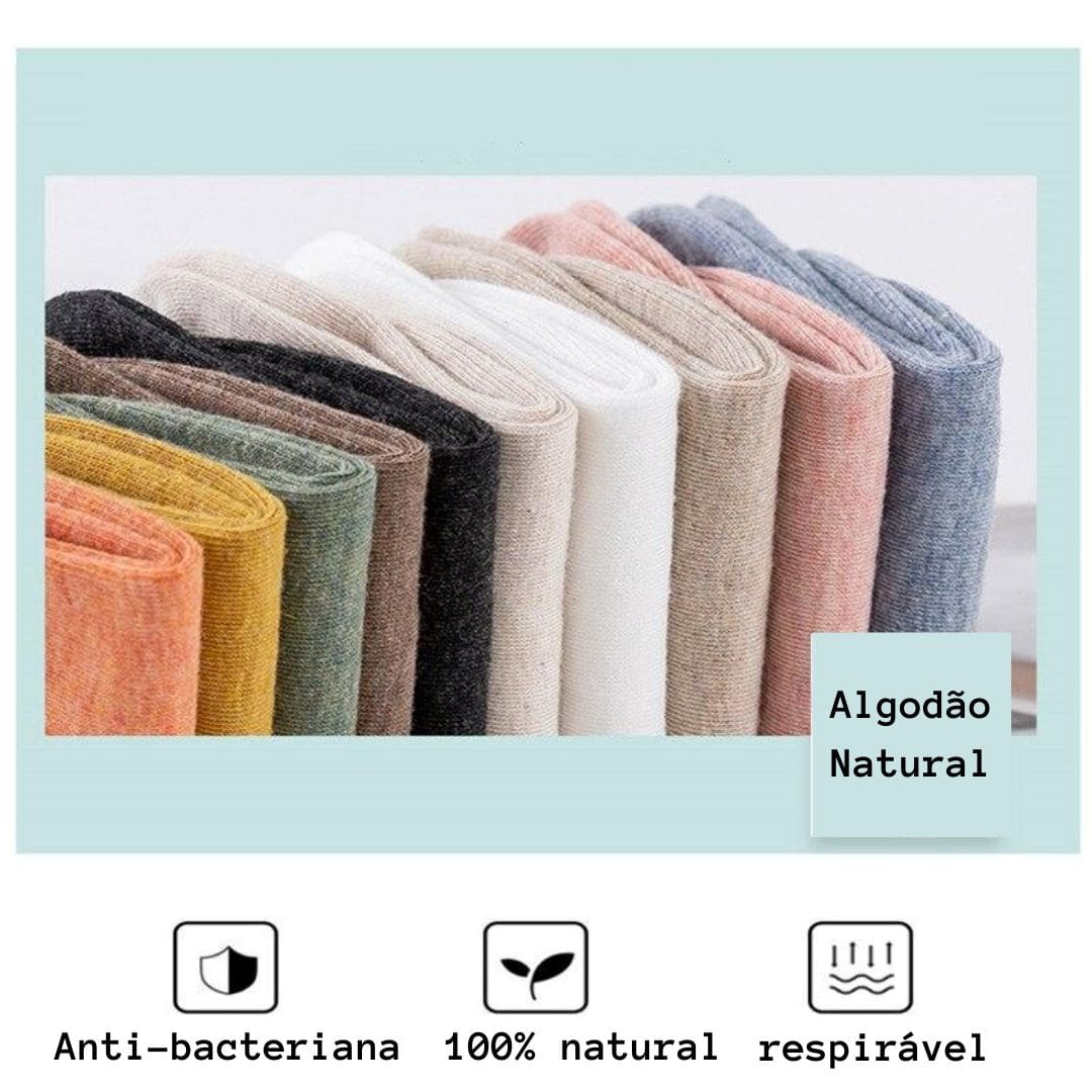 Meias divertidas Smiles - kit com 10 pares 200000866 Kolorido 