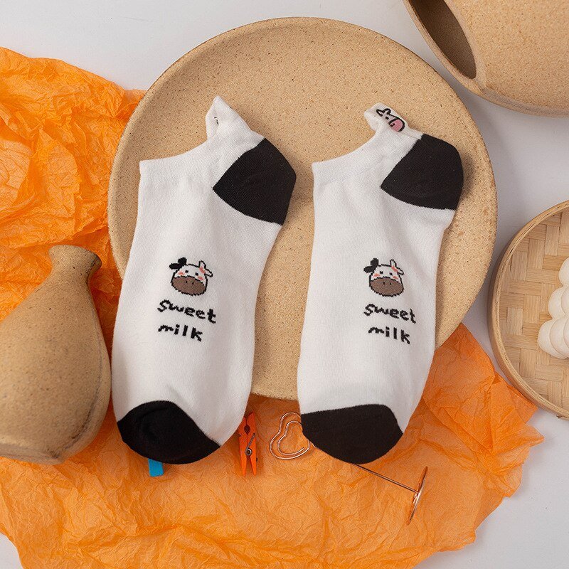 Meias Smiles Vacas- 5 pares 0 Kolorido 