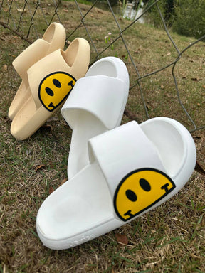 Combo Chinelo Slide Smiles Divertidos