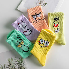 5 Pares- Meias Bob Socks 200000866 Kolorido 