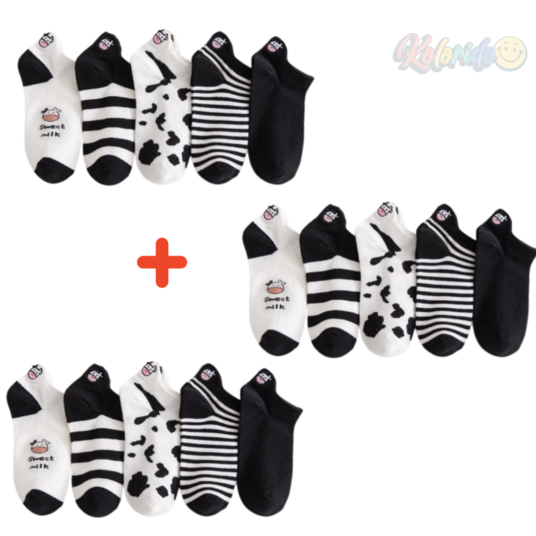 Meias Vaquinhas - 5 pares