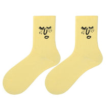 Meias Funny Humor 0 Kolorido Amarelo Único(34-42) 