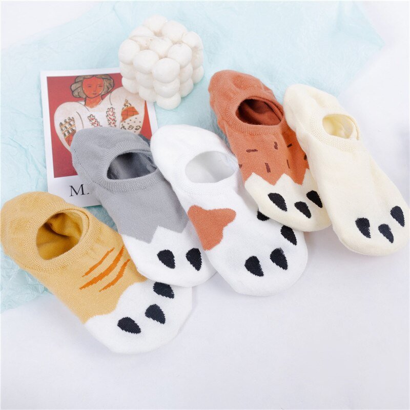 Meias Patas de Gato- 5 pares 0 Kolorido 