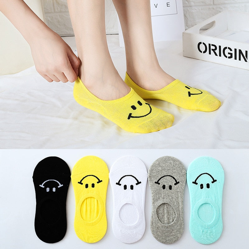 Meias Smiles Cute- 5 pares 0 Kolorido 