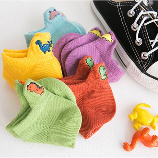 Meias Smiles Dinossauros Kids - 5 pares 200001853 Kolorido 