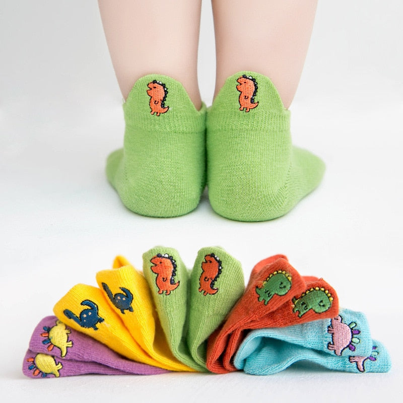 Meias Smiles Dinossauros Kids - 5 pares 200001853 Kolorido Dinossauros 1 a 3 anos 