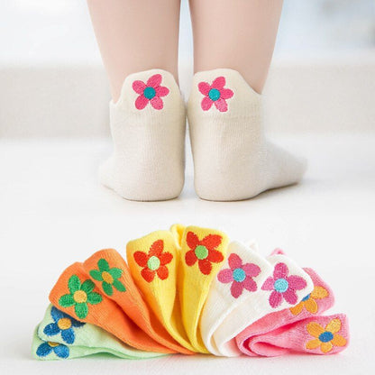 Meias Smiles Flores Kids - 5 pares 200001853 Kolorido Flores 1 a 3 anos 