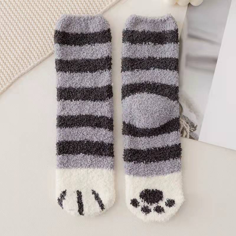 Meias Térmicas Patas de Gato- Kit 6 Pares 0 Kolorido 