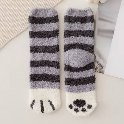 Meias Térmicas Patas de Gato- Kit 6 Pares 0 Kolorido 