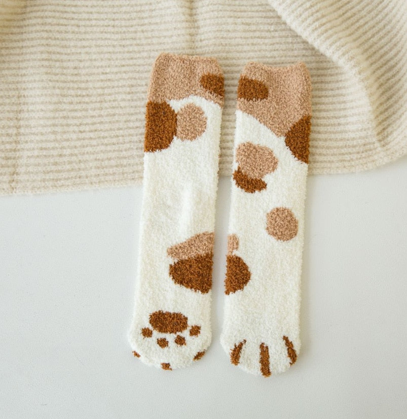Meias Térmicas Patas de Gato- Kit 6 Pares 0 Kolorido 