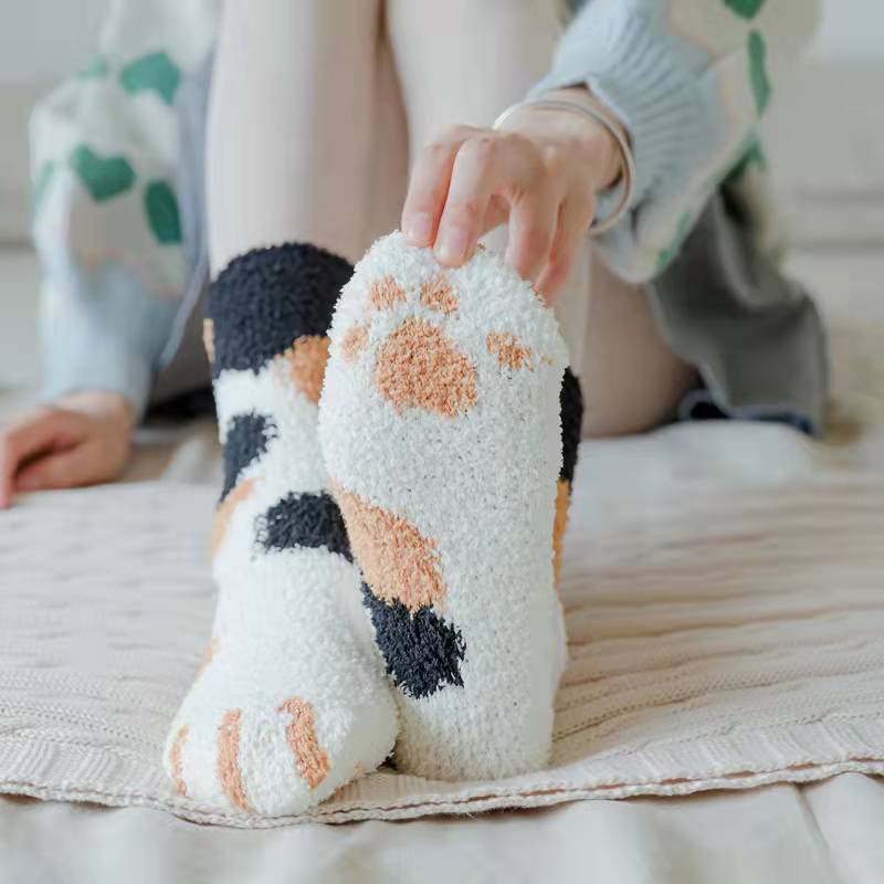 Meias Térmicas Patas de Gato- Kit 6 Pares 0 Kolorido 