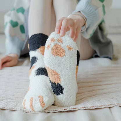 Meias Térmicas Patas de Gato- Kit 6 Pares 0 Kolorido 